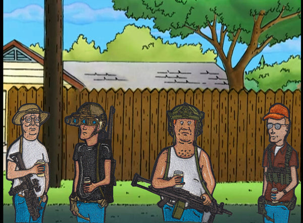 King Of The Hill Tactical Patches