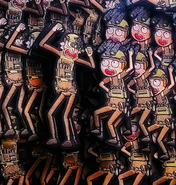 Rick and Morty Dancing Tactical Patches
