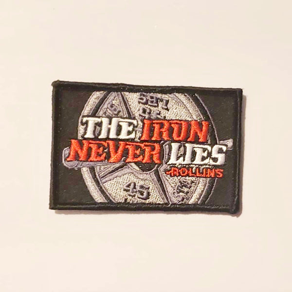 The Iron Never Lies Henry Rollins Patch