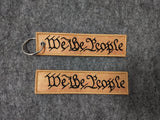 We The People Keychain with Loop Velcro