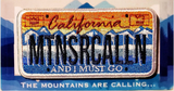 Mountains Are Calling License Plate Patches