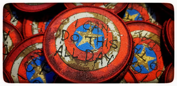 Captain America Shield I Can Do This All Day Patch