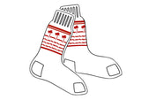 IN N OUT SOCKS PVC PATCH